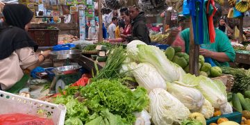 Sayur Mayur yang Dijual di Pasar Bincen Tanjungpinang, foto: Mael/detak.media