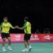 Ganda putri Apriyani Rahayu/Siti Fadia Silva Ramadhanti menyumbang kemenangan di partai penutup penyisihan Grup B Piala Sudirman 2023, setelah mengalahkan duo Jerman Stine Kuespert/Emma Moszczynski di Suzhou, China, Selasa. (ANTARA/HO-PP PBSI)