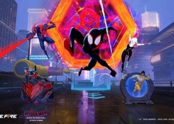 Free Fire kolaborasi dengan "Spider-Man: Across the Spider-Verse." (ANTARA/HO-Garena Indonesia)