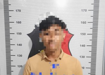 Pelaku usai Diamankan Polsek Tanjungpinang Timur, foto: Mael/detak.media