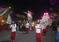 Para pelajar mengikuti pawai lampion diselenggarakan Pemerintah Kota Blitar dalam peringatan malam 1 Juni, foto: Dani ES/detak.media