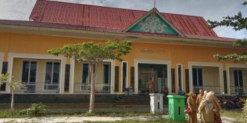 Kantor Dekranasda yang berada di Wilayah perkantoran Dinas Pariwisata Kabupaten Bintan tidak terawat, Foto: doc.detak.media
