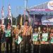 Kepala Dispora Kabupaten Blitar bersama siswa pemenang lomba di ABSF III, foto: Dani ES/detak.media