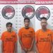 Tiga Tersangka Penyalahgunaan Narkoba usai diringkus Satnarkoba Polresta Tanjungpinang, foto: ist