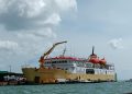 Kapal Sabuk Nusantara 48 Milik Pelni yang Bersandar di Pelabuhan SBP Tanjungpinang, foto: Mael/detak.media