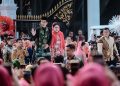 Presiden Joko Widodo dan ibu Iriana saat menghadiri istana berkebaya dalam rangka memperingati HUT Ke-78 RI, di Jakarta, Minggu (6/8/2023), foto:ist/kemenparekraf.go.id