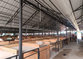 Kondisi Terkini Pasar Puan Ramah Jalan Kijang Lama Tanjungpinang, foto: Mael/detak.media