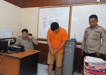 Pelaku BR usai Diringkus Polisi atas Dugaan Pembobolan Jok Motor, foto: Mael/detak.media