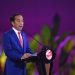 Presiden RI Joko Widodo menyampaikan pidato dalam Penutupan KTT ke-43 ASEAN 2023 di Jakarta Convention Center (JCC), Senayan, Jakarta, Kamis (7/9/2023). Media Center KTT ASEAN 2023/Aditya Pradana Putra/pras.