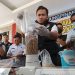 Satresnarkoba Polresta Tanjungpinang saat Memusnahkan 9 Ribu Pil Ekstasi, foto: Mael/detak.media