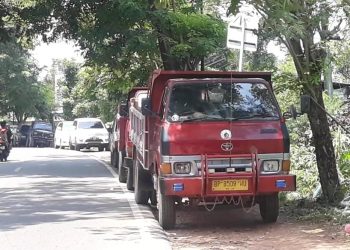 Kondisi Antrean Solar di SPBU Jalan Raja Haji Fisabilillah Tanjungpinang, foto: Mael/detak.media