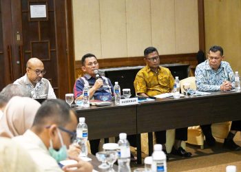 Rapat bersama Pemprov Kepri dan Manajemen Bintan Resort Cakrawala (BRC), dan unsur CIQP (Customs, Immigration, Quarantine, and Port Authorities) di Nirwana Gardens, Lagoi, Foto: Biro Adpim
