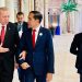 Presiden Jokowi didampingi Menlu Retno Marsudi bertemu dengan Presiden Turki Recep Tayyip Erdogan,, di sela-sela KTT Luar Biasa OKI, di KAICC, Riyadh, Arab Saudi, Sabtu (11/11/2023). (Foto: BPMI Setpres)