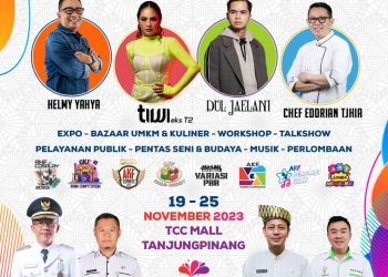 Flyer Asparnas Festival yang Akan Diadakan di TCC Tanjungpinang pada 19 hingga 25 November, foto: dok/detak.media