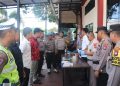 Personel Polresta Tanjungpinang saat Menjalani Tes Urine Dadakan, foto: Mael/detak.media
