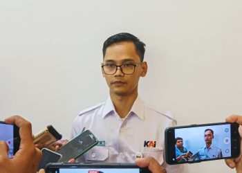 Pelaksana Harian Manager Humas PT KAI Daop 7 Madiun, Imanuel Setya Budi H, foto: Dani ES/detak.media