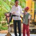 Presiden Joko Widodo melakukan peletakan batu pertama revitalisasi Sekolah Dasar Negeri 020 Sepaku, Kabupaten Penajam Paser Utara, Provinsi Kalimantan Timur, Rabu (01/11/2023). (Foto:BPMI Setpres)