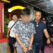 Pelaku saat Digiring di Mapolresta Tanjungpinang Timur, foto: Mael/detak.media
