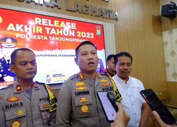 Kapolresta Tanjungpinang, Kombes Pol Heribertus Ompusunggu, foto: Mael/detak.media
