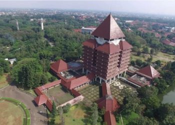 Gedung rektorat UI. (ANTARA/HO: Humas UI)