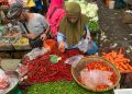 Pedagang Cabai di Pasar Bintan Center Tanjungpinang, foto: Mael/detak.media