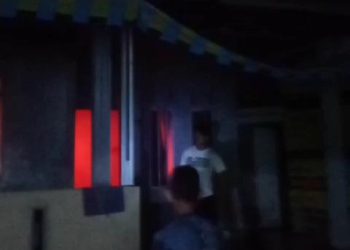 Rumah Berada di Jalan Hang Kasturi Tanjungpinang Terbakar, foto: DPKP Tanjungpinang