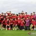 Penggawa timnas Indonesia berpose saat mengikuti pemusatan latihan (TC) di Antalya, Turki, untuk persiapan Piala Asia 2023 (ANTARA/Ho/PSSI)