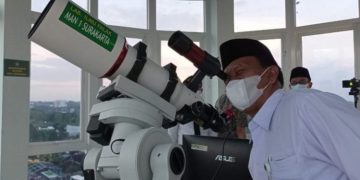 Peneropongan hilal, foto : ist