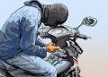 Ilustrasi Aksi Pencurian Motor, foto: net/detik.com