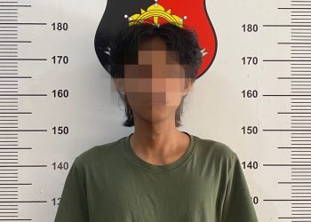 Pelaku Pembobolan Kosan di Jalan Kuantan Tanjungpinang usai Diringkus Polisi, foto: Mael/detak.media