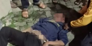 Korban saat Terkapar Penuh Luka usai Terlibat Kecelakaan Tunggal di Jalan Ir Juanda Tanjungpinang, foto: Mael/detak.media