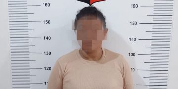 Tersangka YE usai Diringkus Satreskrim Polresta Tanjungpinang, foto: Humas Polresta