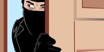 Ilustrasi aksi pencurian yang terjadi di sebuah rumah kos Jalan Sidorejo Tanjungpinang, sumber foto: iStock