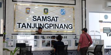 Kondisi Dalam Gedung UPTD Samsat Tanjungpinang, foto: Mael/detak.media