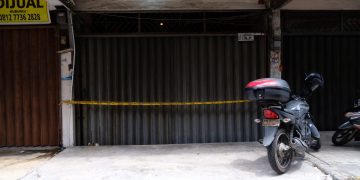Lokasi Penemuan Mayat di Jalan Tambak Lorong Banjar Tanjungpinang, foto: Mael/detak.media