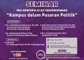 Flayer Seminar Pra Konferta III AJI Tanjungpinang, foto: dok/detak.media