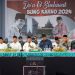 Walikota Blitar Santoso saat berikan sambutannya dengan di dampingi oleh cucu Bung Karno Muhhammad Putera Sukarno Al Haddad (kanan) dan Ketua DPRD Kota Blitar dr. Syahrul Alim (kiri), foto: Dani ES/detak.media
