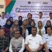 Pejabat Disnaker Kabupaten Blitar bersama pelatih dan peserta pelatihan social media marketing yang dibuka Rabu (25/9/2024).