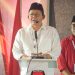 Calon Walikota Nomor Urut 1, Bambang Rianto saat memaparkan visi misi bersama Calon Wakilnya, Bayu Setyo Kuncoro, dalam debat publik pertama Pilkada 2024, Rabu (16/10/2024).