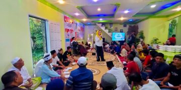 Suasana kampanye pasangan Cermin di Pering, Kelurahan Bandarsyah (foto:ist)