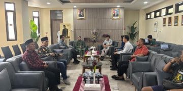 Mediasi terkait langkah tegas take down video Iclik Cinta dalam 2x24 jam di gelar di Perpusnakaan Nasional Proklamator Bung Karno, Sabtu (8/3/2025).